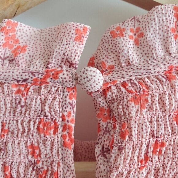 Boden Boho Jamie Chalky Pink Daisy Field Top Size 4 - Picture 6 of 12